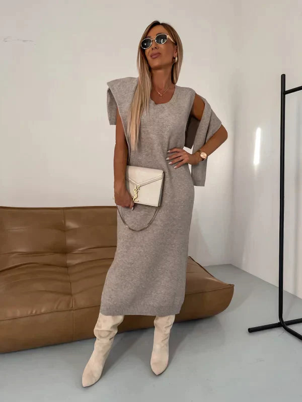 Louise | Klänning med matchande polokrage