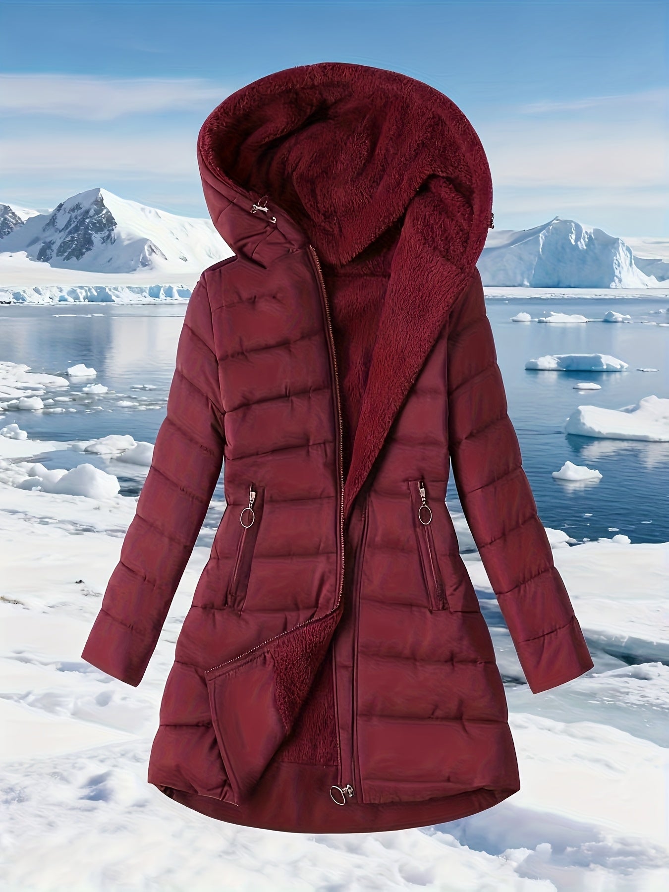 Annelie™ | Vadderad vinterjacka med huva